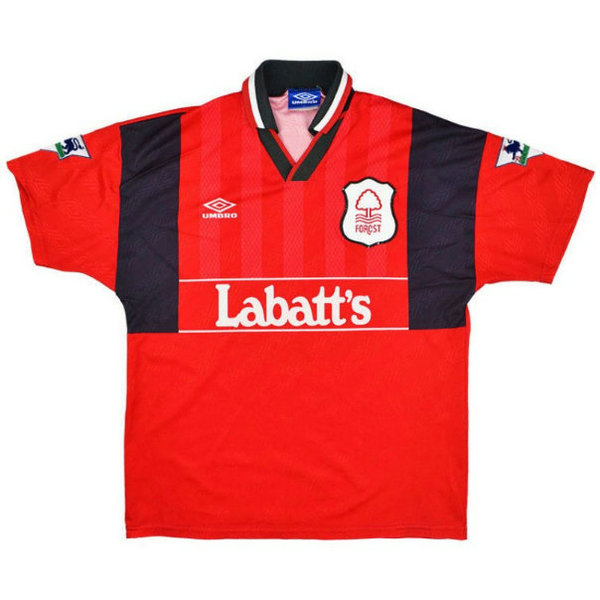 maillot homme domicile nottingham forest 1994-1996 rouge