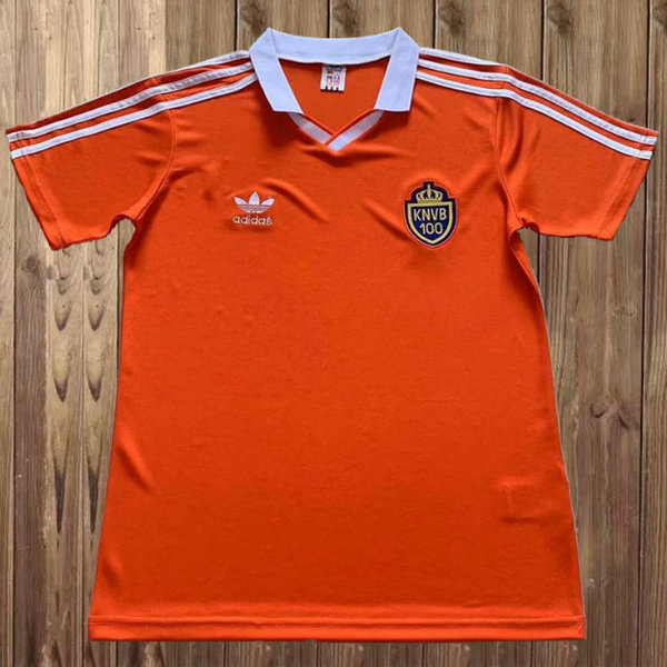 maillot homme domicile pays-bas 1989 orange