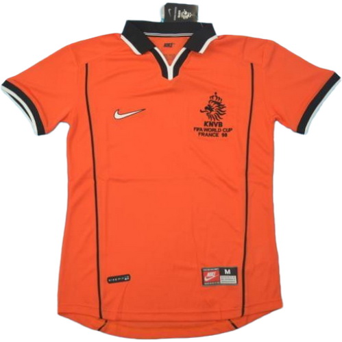 maillot homme domicile pays-bas 1998 orange