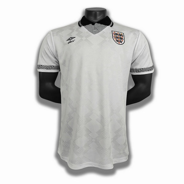 maillot homme domicile player angleterre 1990 blanc