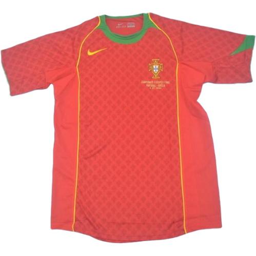maillot homme domicile portugal 2004 rouge