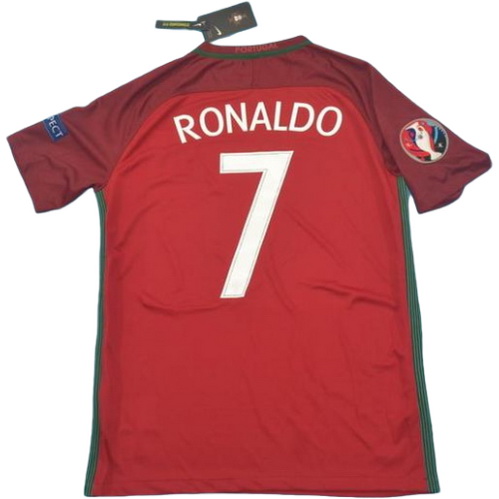 maillot homme domicile portugal 2016 ronaldo 7 rouge