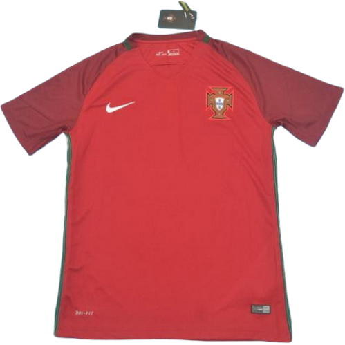 maillot homme domicile portugal 2016 rouge
