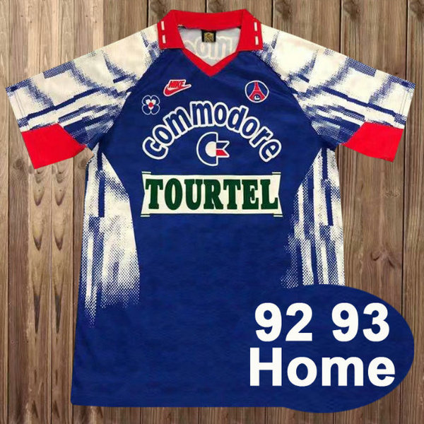 maillot homme domicile psg 1992-1993 bleu