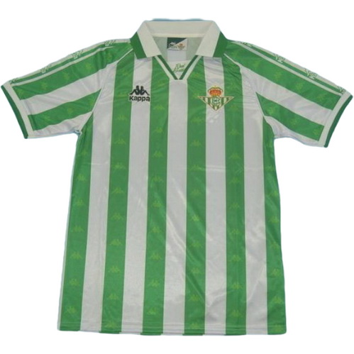 maillot homme domicile real betis 1995-1997 vert blanc