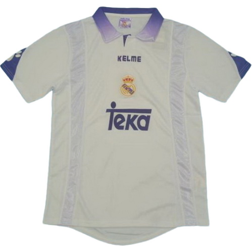 maillot homme domicile real madrid 1997-1998 blanc