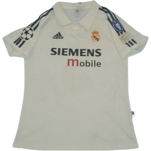 maillot homme domicile real madrid 2002-2003 blanc