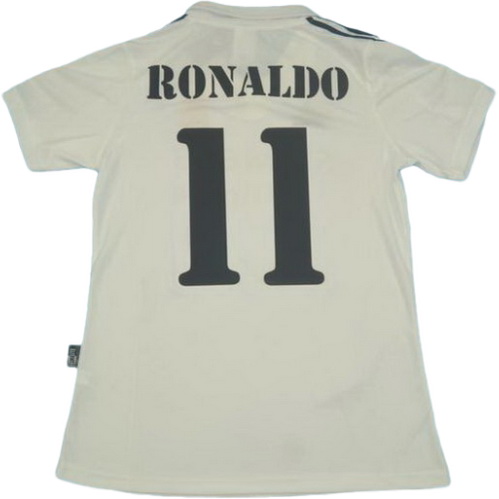 maillot homme domicile real madrid 2002-2003 ronaldo 11 blanc