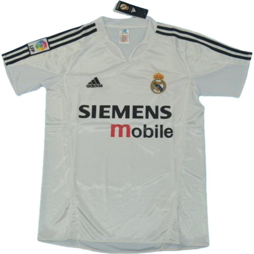 maillot homme domicile real madrid 2003-2004 blanc
