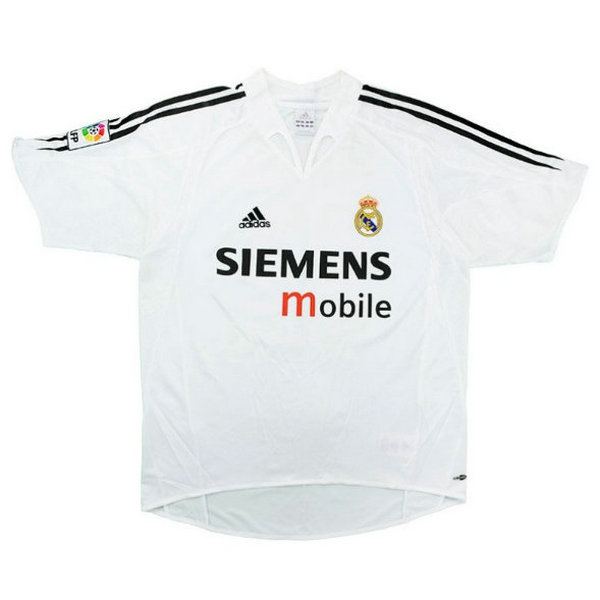maillot homme domicile real madrid 2004-2005 blanc