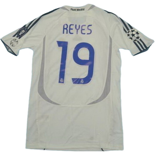 maillot homme domicile real madrid 2006-2007 reyes 19 blanc
