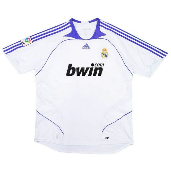 maillot homme domicile real madrid 2007-2008 blanc