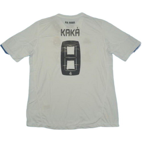 maillot homme domicile real madrid 2010-2011 kaka 8 blanc