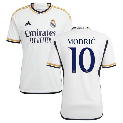 maillot homme domicile real madrid 2023-2024 modric 10