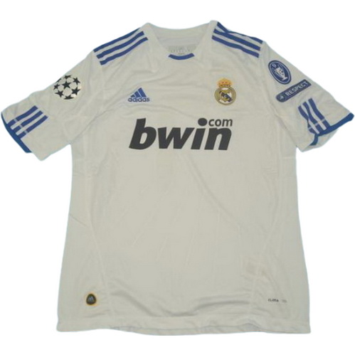 maillot homme domicile real madrid champions 2010-2011 blanc