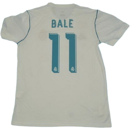 maillot homme domicile real madrid ucl 2017-2018 bale 11 blanc
