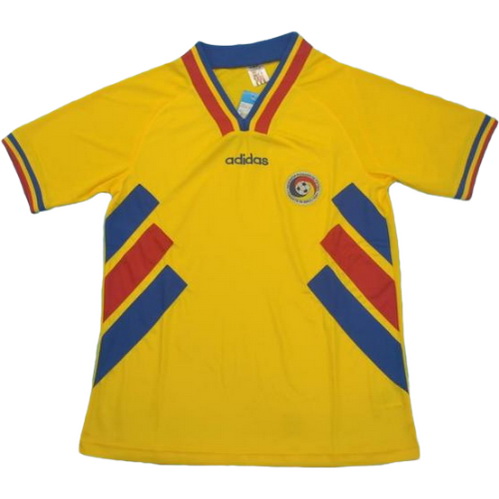 maillot homme domicile romania copa mundial 1994 jaune
