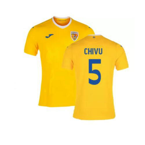 maillot homme domicile rumania 2021-2022 chivu 5