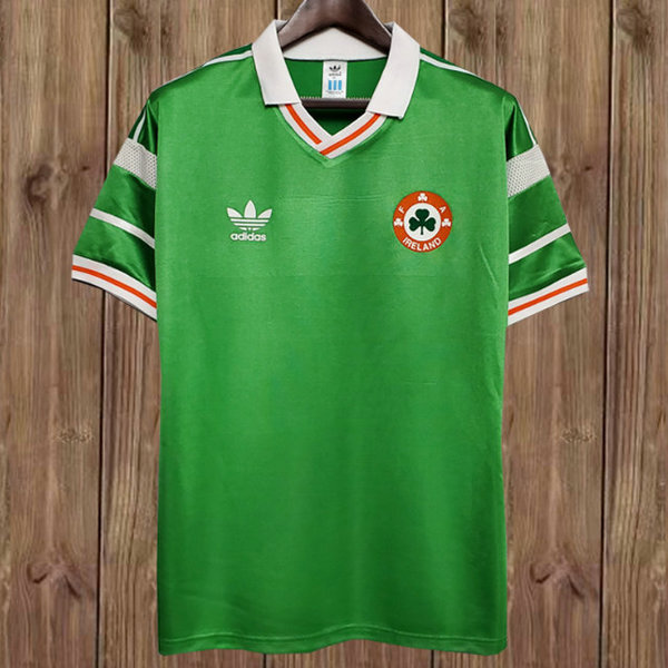 maillot homme domicile république d'irlande 1988 vert