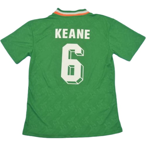 maillot homme domicile république d'irlande 1994 keane 6 vert