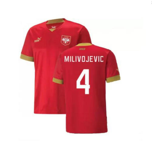 maillot homme domicile serbia 2022 milivojevic 4