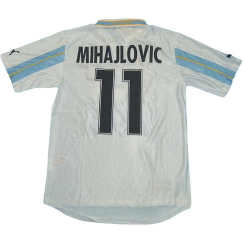 maillot homme domicile ss lazio 2000-2001 mihajlovic 11 bleu