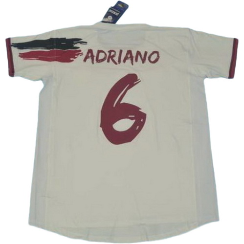 maillot homme domicile séville fc 2006-2007 adriano 6 blanc