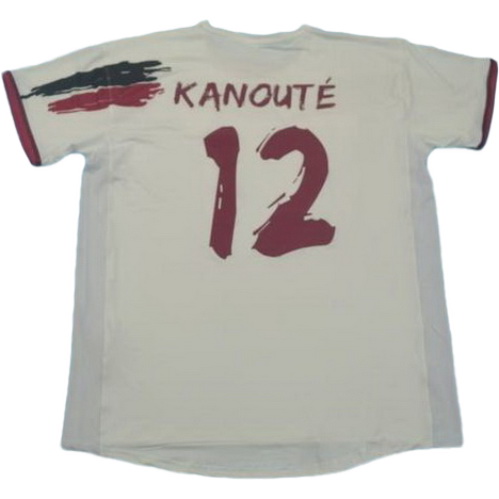 maillot homme domicile séville fc 2006-2007 kanoute 12 blanc