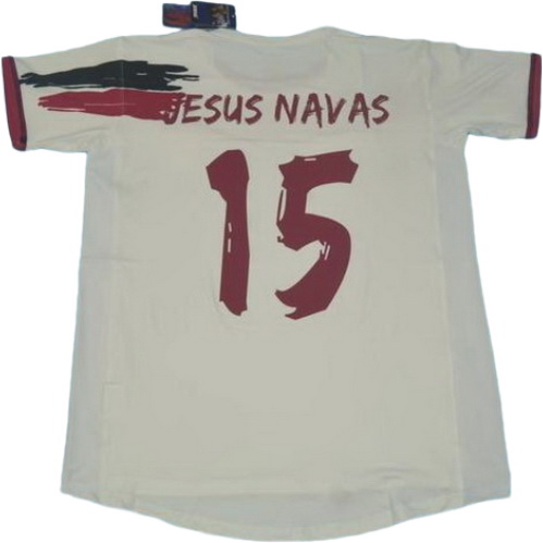 maillot homme domicile séville fc 2006-2007 uesus navas 15 blanc