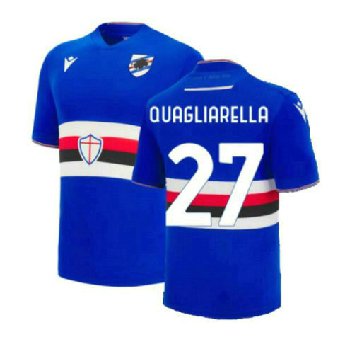 maillot homme domicile uc sampdoria 2022-2023 quagliarella 27