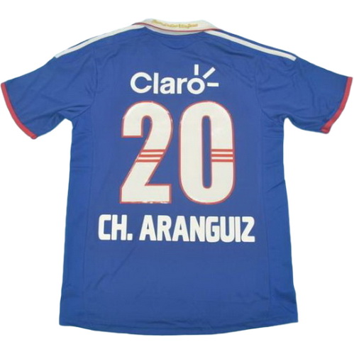maillot homme domicile universidad de chile 2011 ch. aranguiz 20 bleu