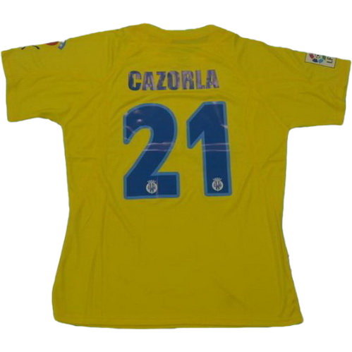 maillot homme domicile villarreal 2005-2006 gazorla 21 jaune