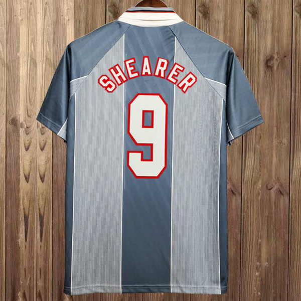 maillot homme exterieur angleterre 1996 shearer 9 gris