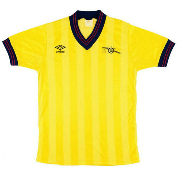 maillot homme exterieur arsenal 1984-1986 jaune