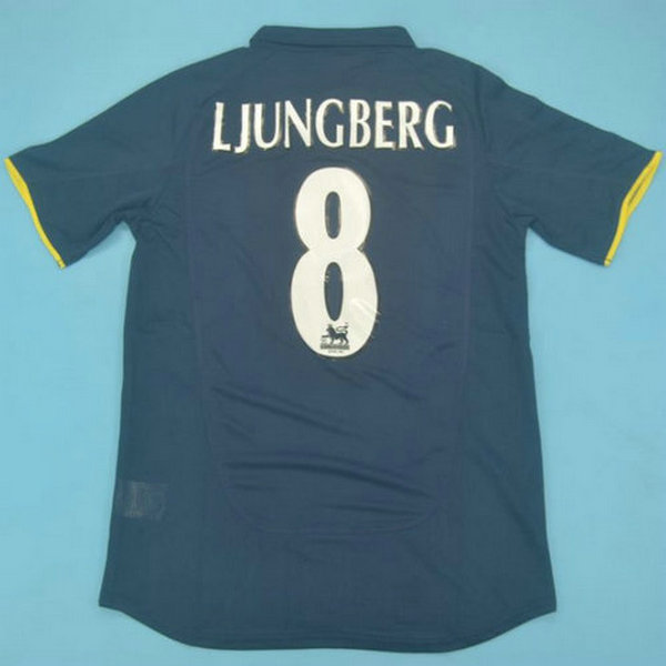 maillot homme exterieur arsenal 2000-2002 ljungberg 8 bleu