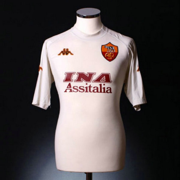 maillot homme exterieur as rome 2000-2001 blanc