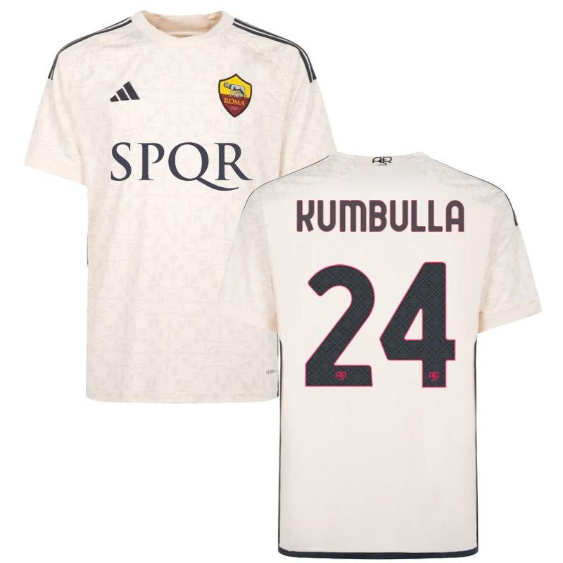 maillot homme exterieur as rome 2023-2024 kumbulla