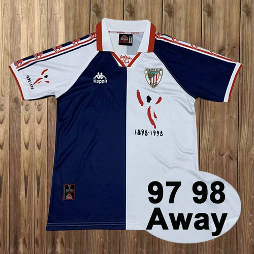 maillot homme exterieur athletic bilbao 1997-1998