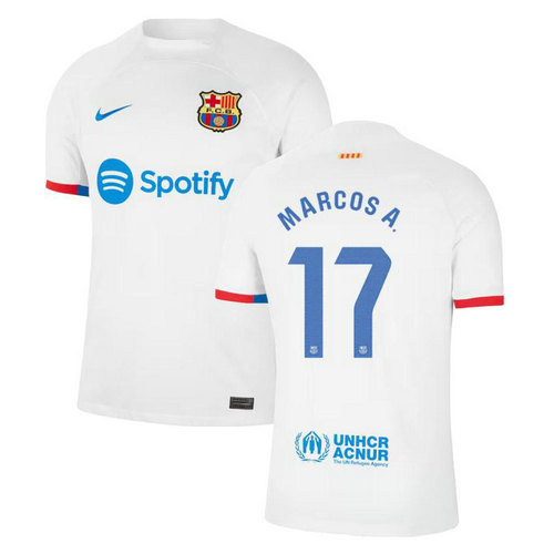 maillot homme exterieur barcellona 2023-2024 marcos 17 a