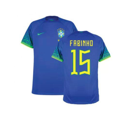 maillot homme exterieur brésil 2022 fabinho 15