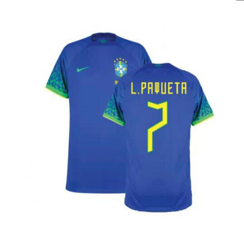 maillot homme exterieur brésil 2022 l.paqueta 7