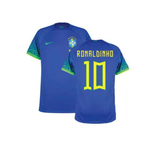 maillot homme exterieur brésil 2022 ronaldinho 10