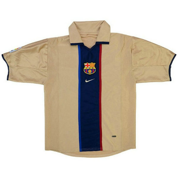 maillot homme exterieur fc barcelone 2002-2003 jaune