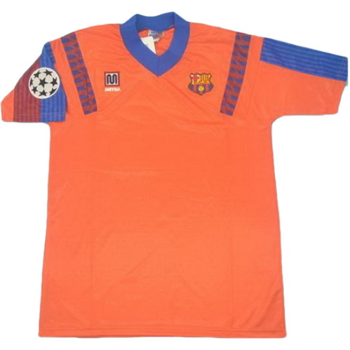 maillot homme exterieur fc barcelone uefa 1992 orange