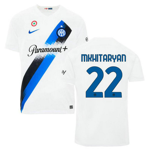 maillot homme exterieur inter milan 2023-2024 mkhitaryan 22
