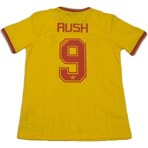 maillot homme exterieur liverpool 1985-1986 rush 9 jaune