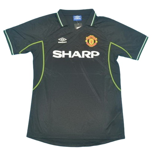 maillot homme exterieur manchester united 1998-1999 blanc