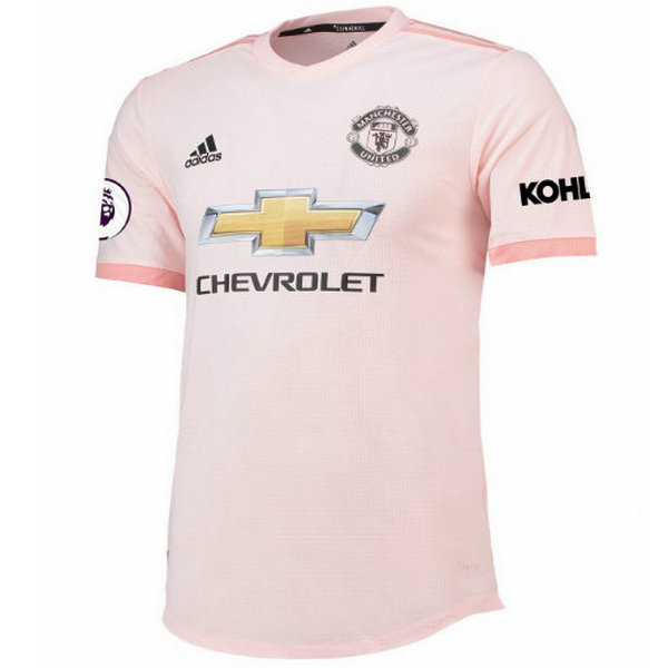 maillot homme exterieur manchester united 2018-2019 rose