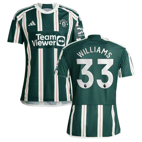 maillot homme exterieur manchester united 2023-2024 williams 33