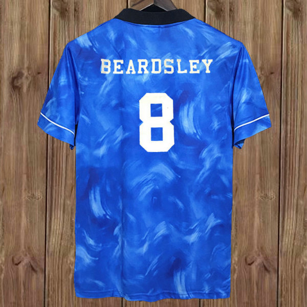maillot homme exterieur newcastle united 1993-1995 beardsley 8 bleu